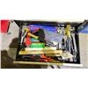 Image 5 : METALWORKER VARIABLE SPEED LATHE ON A 7 DRAWER BLACK TOOL BOX WITH CONTENTS