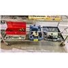 Image 1 : LEVELING KIT, ELECTRIC DRILL BIT SHARPENER & MAGNUM TOOL CHEST WITH CONTENTS