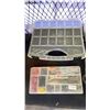 Image 4 : CRAFTSMAN MINI LATHE, HARDWARE KIT, WET/DRY SANDPAPER & SMALL PARTS ORGANIZERS WITH CONTENTS