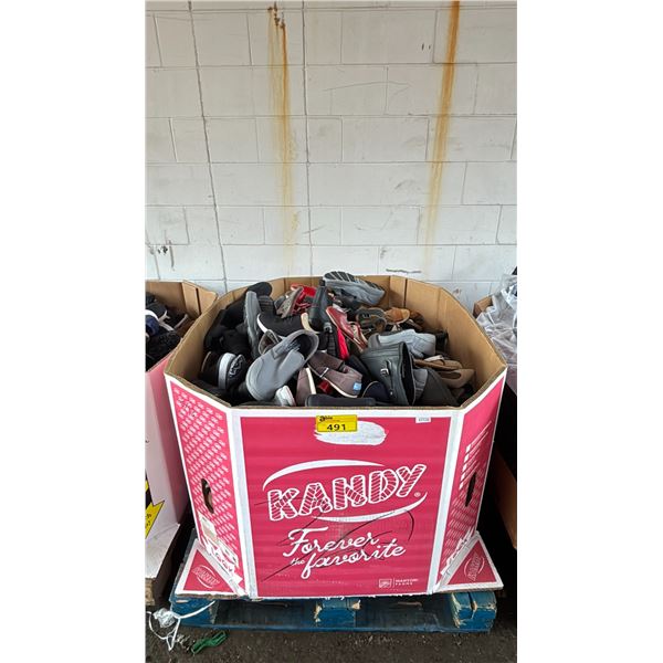 PALLET OF MENS/WOMENS/CHILDRENS SHOES *MUST TAKE ALL ON PALLET*