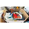 Image 2 : PALLET FILLED WITH SNOW INFLATABLES, GROUND COVER, CHILDRENS TOYS, TRAINING WHEELS, CAMP CHAIRS &