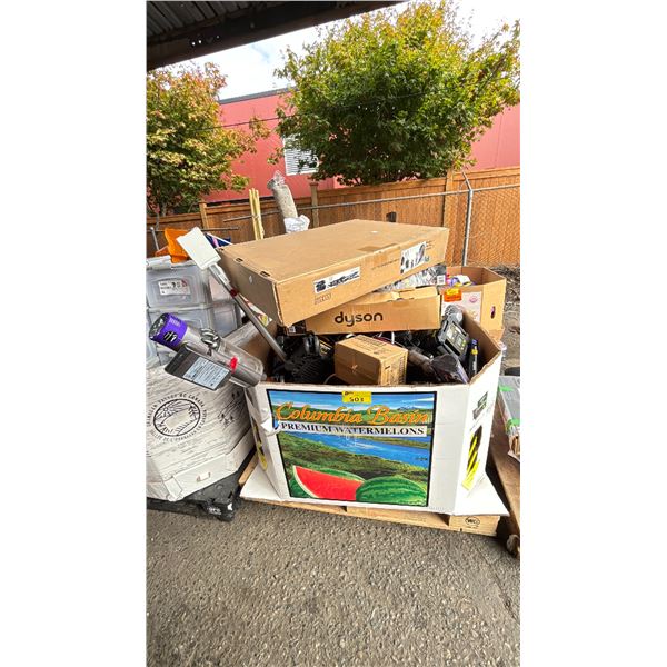 PALLET OF DYSON VACUUMS, CAT CHARGER, FAN, ICE CREAM MAKER, ELECTRIC PRESSURE WASHER & MORE *MUST