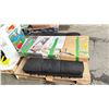 Image 1 : RUSTIC COFFEE TABLE & BLACK CUSHION *MUST TAKE ALL ON PALLET*