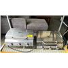Image 1 : TWO NXR STAINLESS STEEL GRILLS *WORKING CONDITION UNKNOWN/ MAY BE MISSING PARTS & OR PIECES*