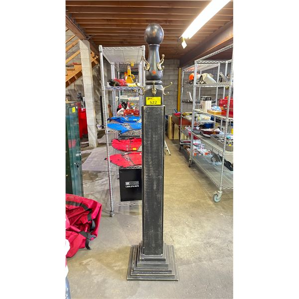 LARGE WOODEN COAT RACK