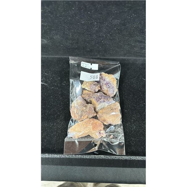 AMETHYST CLUSTER BAG