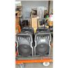 Image 1 : (4) ASSORTED ION PORTABLE SPEAKERS *WORKING CONDITION UNKNOWN/ MAY BE MISSING PARTS & OR PIECES/