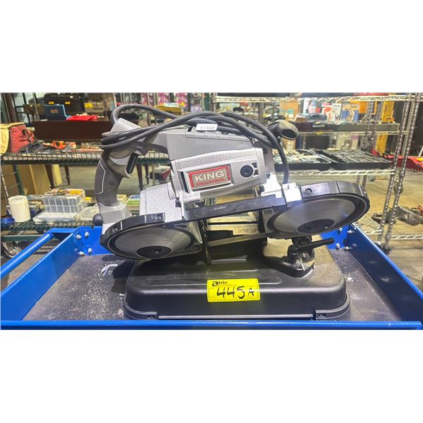 KING INDUSTRIAL PORTABLE VARIABLE SPEED METAL CUTTING BANDSAW