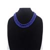 Image 2 : Gorgeous 984.5 Ctw Natural Blue Sapphire 3 Strand Necklace