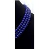 Image 3 : Gorgeous 984.5 Ctw Natural Blue Sapphire 3 Strand Necklace