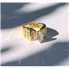 Image 1 : Stunning 14 Kt Gold Plated Simulated Diamond Ring