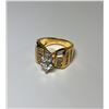 Image 7 : Stunning 14 Kt Gold Plated Simulated Diamond Ring