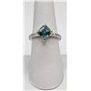 Image 2 : 2.75 Ct VVs1  Lab Simulated Alexandrite Asscher Cut Ring