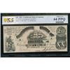 Image 1 : 1861 $20 CT-18 Confederate PCGS 64PPQ