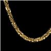 Image 2 : Huge 96.9 Gram 14 Kt Gold Plated Rope Chain