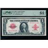 Image 1 : 1923 $1 Legal Tender Note PMG 64EPQ