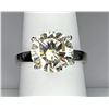Sparkling 3ct White Fire Moissanite Ring
