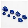 Image 1 : 8 Piece Natural Blue Lapis Lazuli Healing Stones