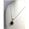 Image 4 : Huge Rare 19.5 Ct Lab Simulated Black Diamond 14 K Gold Plate Pendant