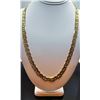 Image 2 : 51.7 Gram18K Tri-Layered Yellow Gold Plate Mariners Link Necklace