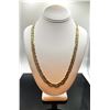 Image 4 : 51.7 Gram18K Tri-Layered Yellow Gold Plate Mariners Link Necklace