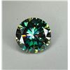 Image 2 : 10.63ct VVs1 Deep Emerald Green Moissanite Solitaire
