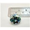 Image 6 : 10.63ct VVs1 Deep Emerald Green Moissanite Solitaire