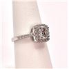 Image 2 : 14 Kt White Gold Plate 2.75 Ct White Lab Simulated Diamond  Ring