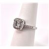 Image 4 : 14 Kt White Gold Plate 2.75 Ct White Lab Simulated Diamond  Ring