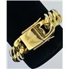 Image 7 : Huge 111.5 Gram 18 Kt Gold Plated Italian Link Bracelet