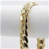Image 3 : Huge 14 Kt 47.3 Gram Gold Plated Cuban Link Bracelet
