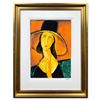 Image 1 : Protrait Of A Woman With Hat by Modigliani (1884-1920)