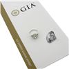 Image 1 : New Art Deco Style 14K White Gold GIA 1.69 ctw Diamond & Sapphire Wheat Work Rin