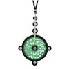 Image 6 : Vintage Georg Hornemann Carved Jadeite Jade Black Onyx Diamond Pendant Necklace