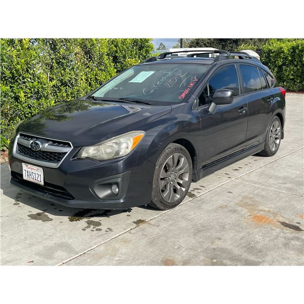 SUBA IMPREZA 2012 T-SMOG -2 DAYS