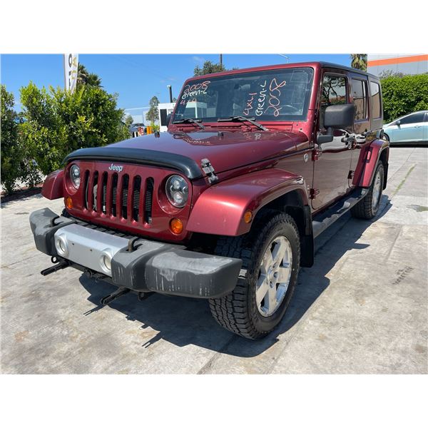 JEEP  WRANGLER 2008 O/S TITLE 2 DAYS