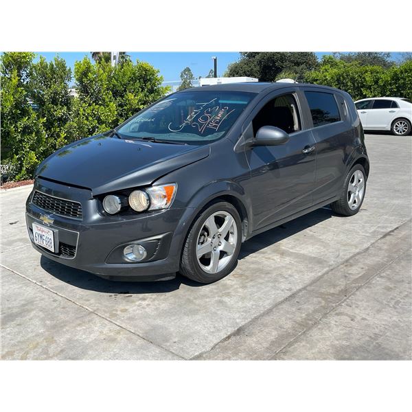 CHEV SONIC 2013 T-2 DAYS