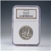 Image 1 : 1959-D Franklin Silver Half Dollar NGC Graded MS 64 FBL