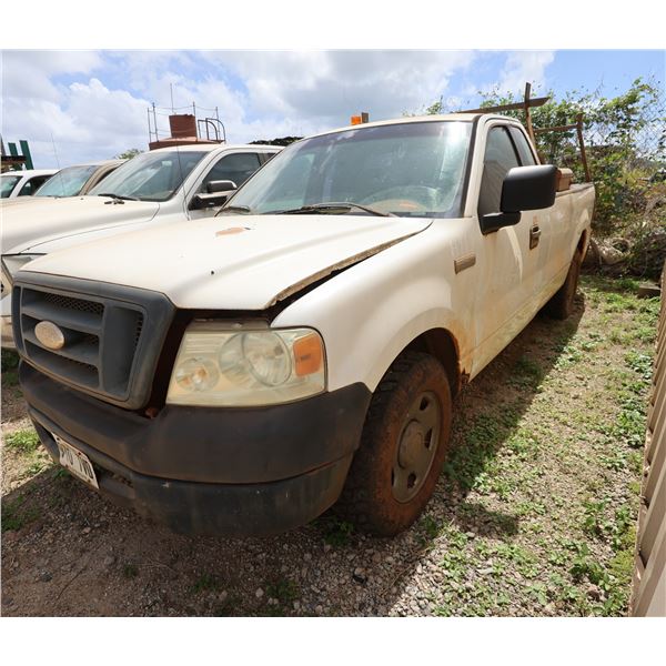 2006 Ford F150 Pickup Truck, Lic. 970TVD, 80235 Miles (Does Not Run, Needs Repair)