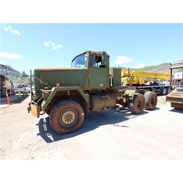 AM General M916 Military Truck Tractor 6x6, 3 Axles w/ 5th Wheel (Starts & Runs See Video)