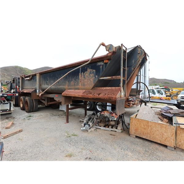 2007 WECO  DUMP TRAILER (see video)