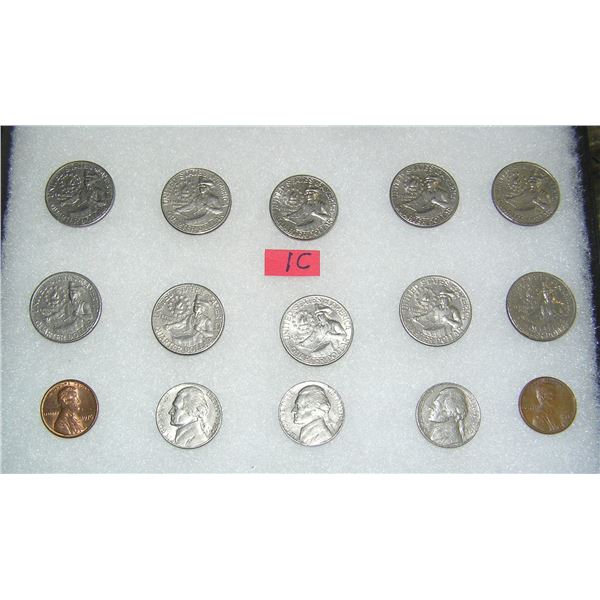 Group of Bicentennial coins