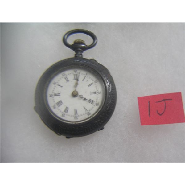 Antique 800 fine silver pocket watch