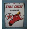 Image 1 : Texaco Fire Chief Gasoline retro style advertising sign