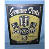 Image 1 : Chevrolet Genuine Parts framed retro style sign
