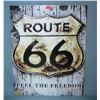 Image 1 : Route 66 Feel the Freedom retro style advertising sign