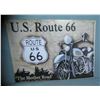 Image 1 : US Route 66 the Mother Road retro style sign