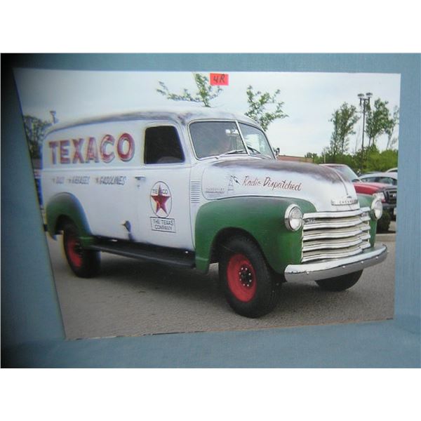 Texaco Delivery Truck retro style advertising sign
