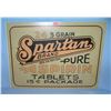 Image 1 : Spartan Brand Aspirin retro style advertising sign