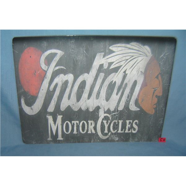 Indian Motorcycle retro style advertising sign printed on PVC hard board